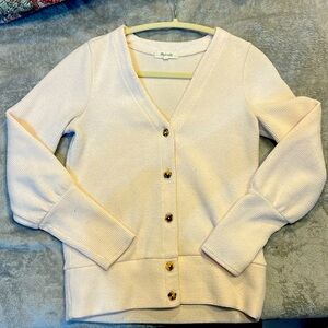 Madewell button up cardigan